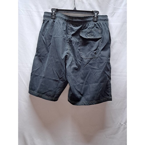 Silkworld Dark Blue w/White contrast stitching Swim trunks Large - Picture 3 of 6